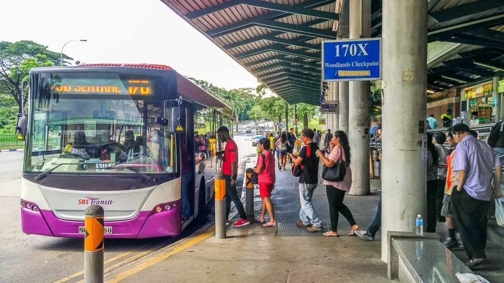 singapore to malaysia travel time by bus