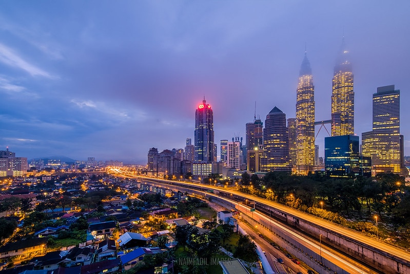 Sunrise at Kuala Lumpur