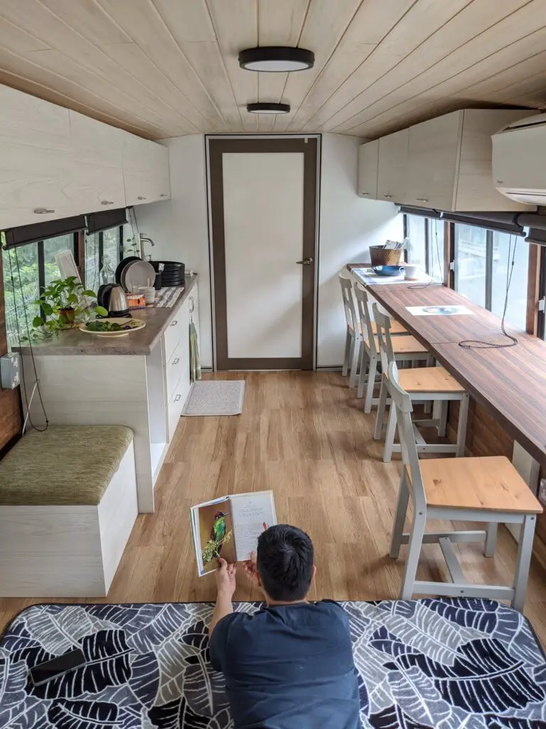 hang-out-area-Airbnb-Rumah-No2-converted-BnB-bus-UM