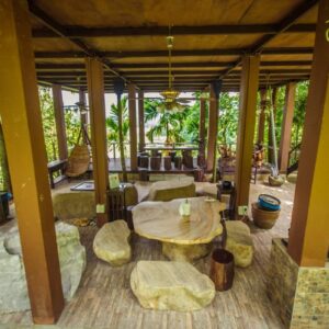 Templer Park Rainforest Retreat Bottom Deck Living area