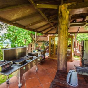 Templer Park Rainforest Retreat Outdoor cooking