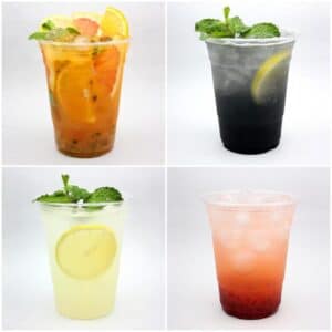 Three Guys Cafe Lemonade Drinks