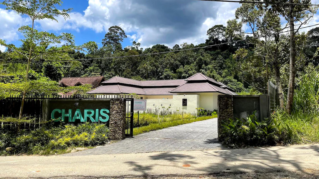 Charis River Villa entrance