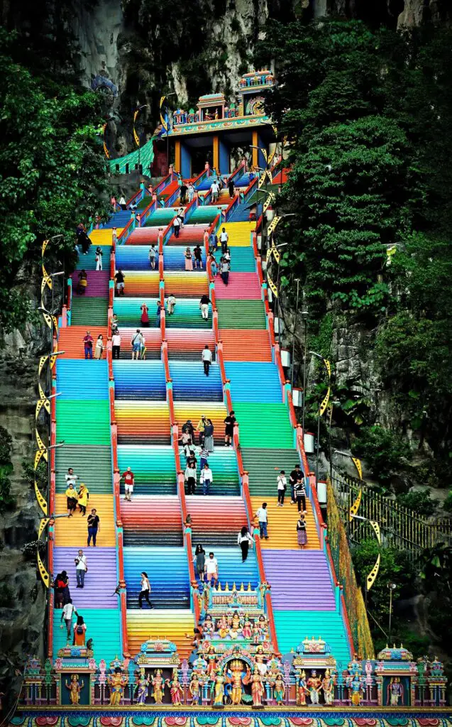 Batu Caves_colorful_staircase