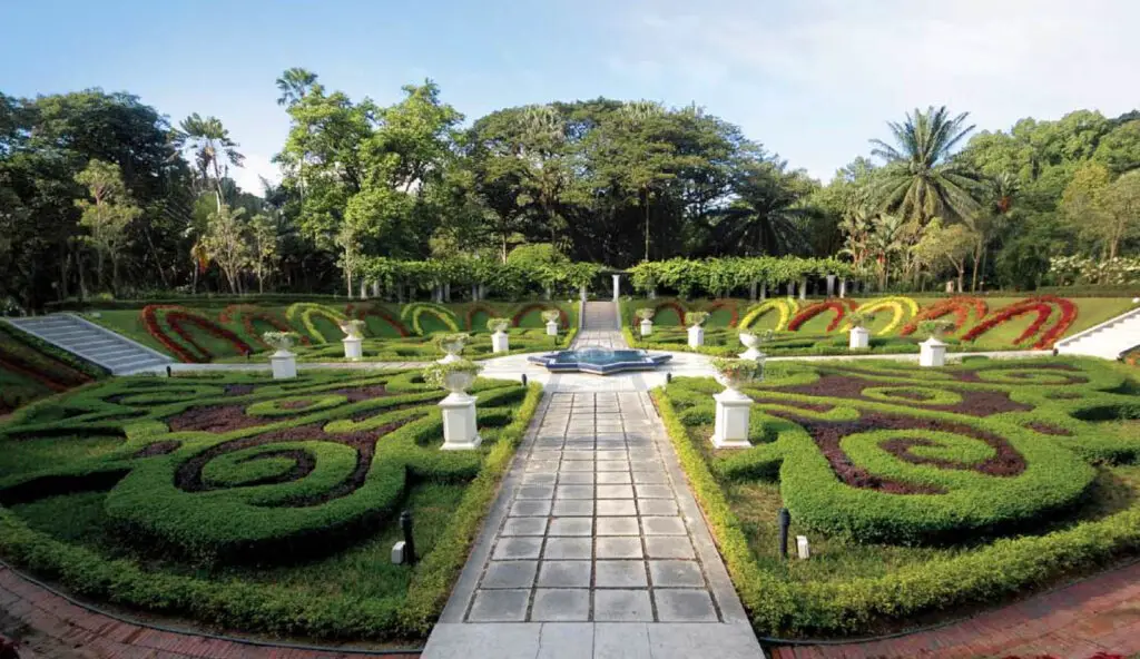 Sunken Garden at Perdana Botanical Garden