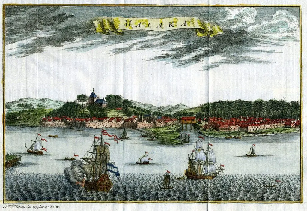 Dutch-Malacca_Malaka_Histoire_générale_des_voyages_Paris_Didot_1750