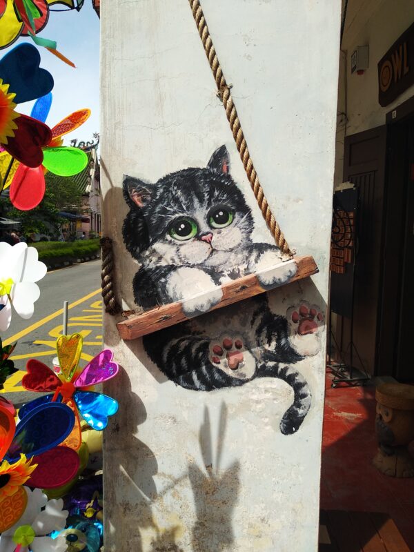 Penang-Mural-Cat-on-A-Swing-scaled