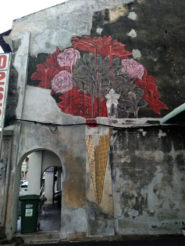 Penang-street-art-Flower-Ice-Cream