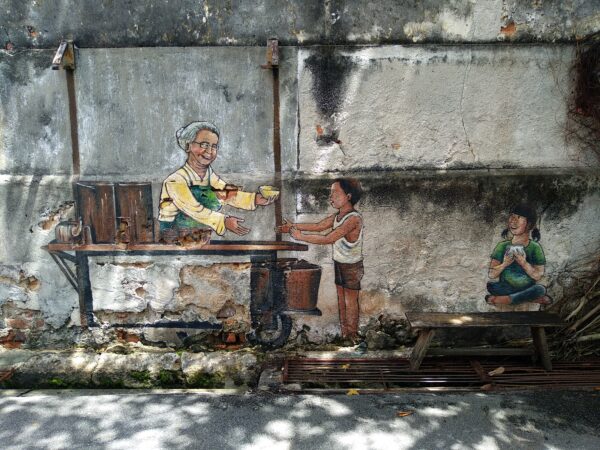 Penang-street-art-Old-Soy-Milk-Stall-scaled