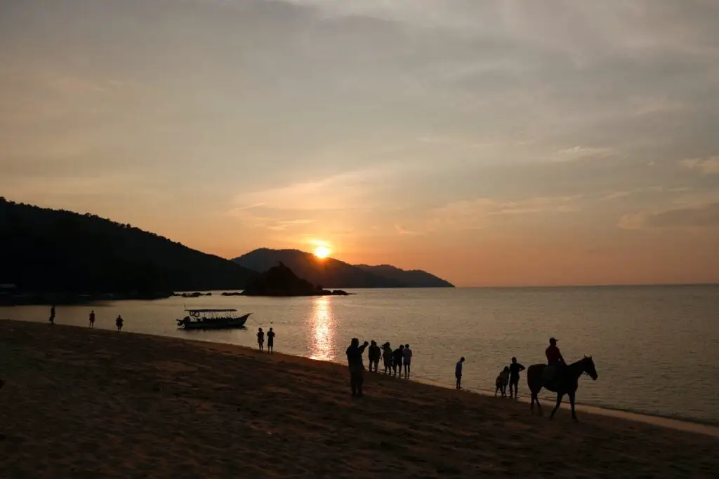 Batu Ferringhi Beach During Sunset