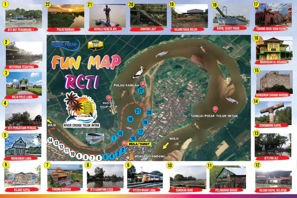 Tour guide at Teluk Intan River Cruise